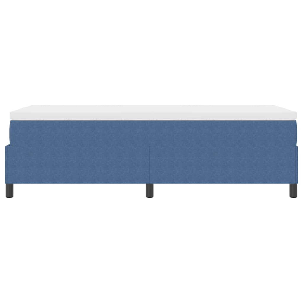 Krevet s opruga kutije Plava i bijela 80 x 200 cm