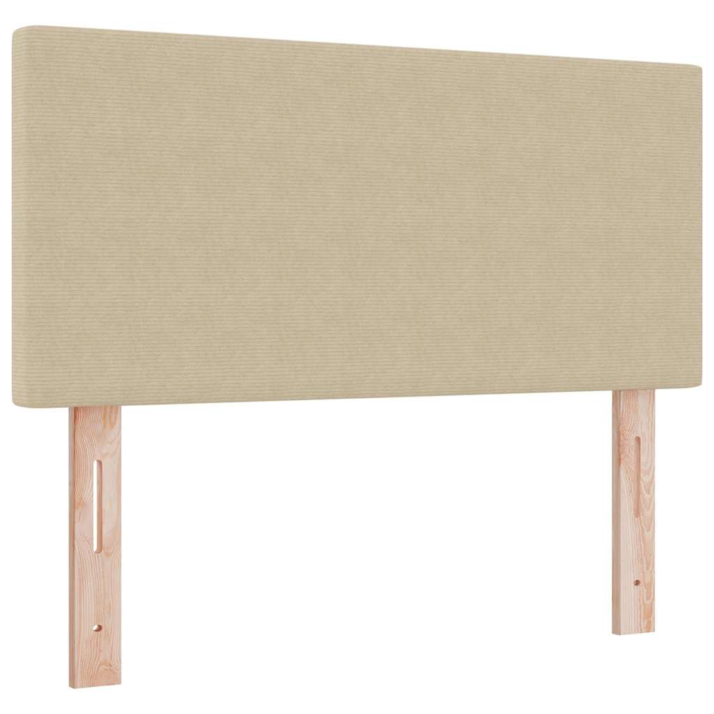 Krevet s opruga kutije Svijetlo siva i bijela. 80 x 200 cm
