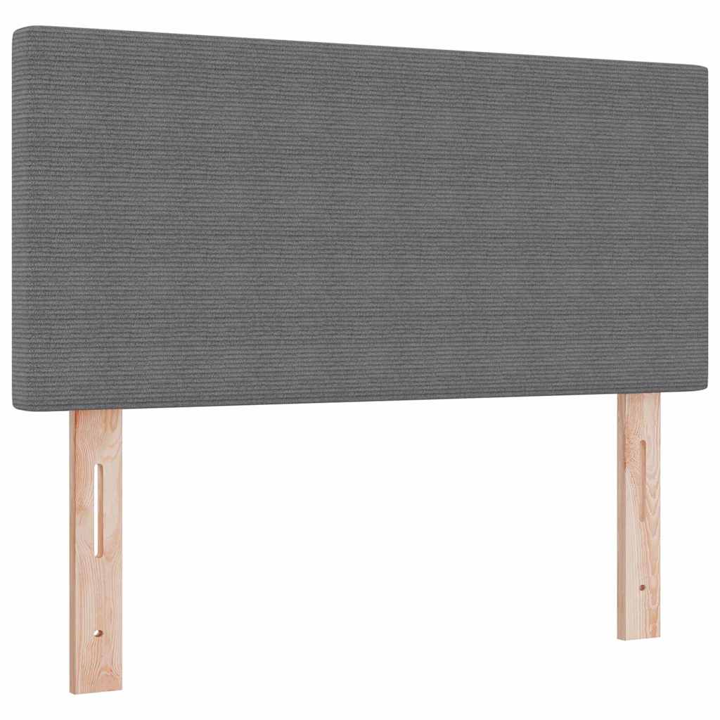 LED Box Spring Krevet Svijetlo siva i bijela. 80 x 200 cm