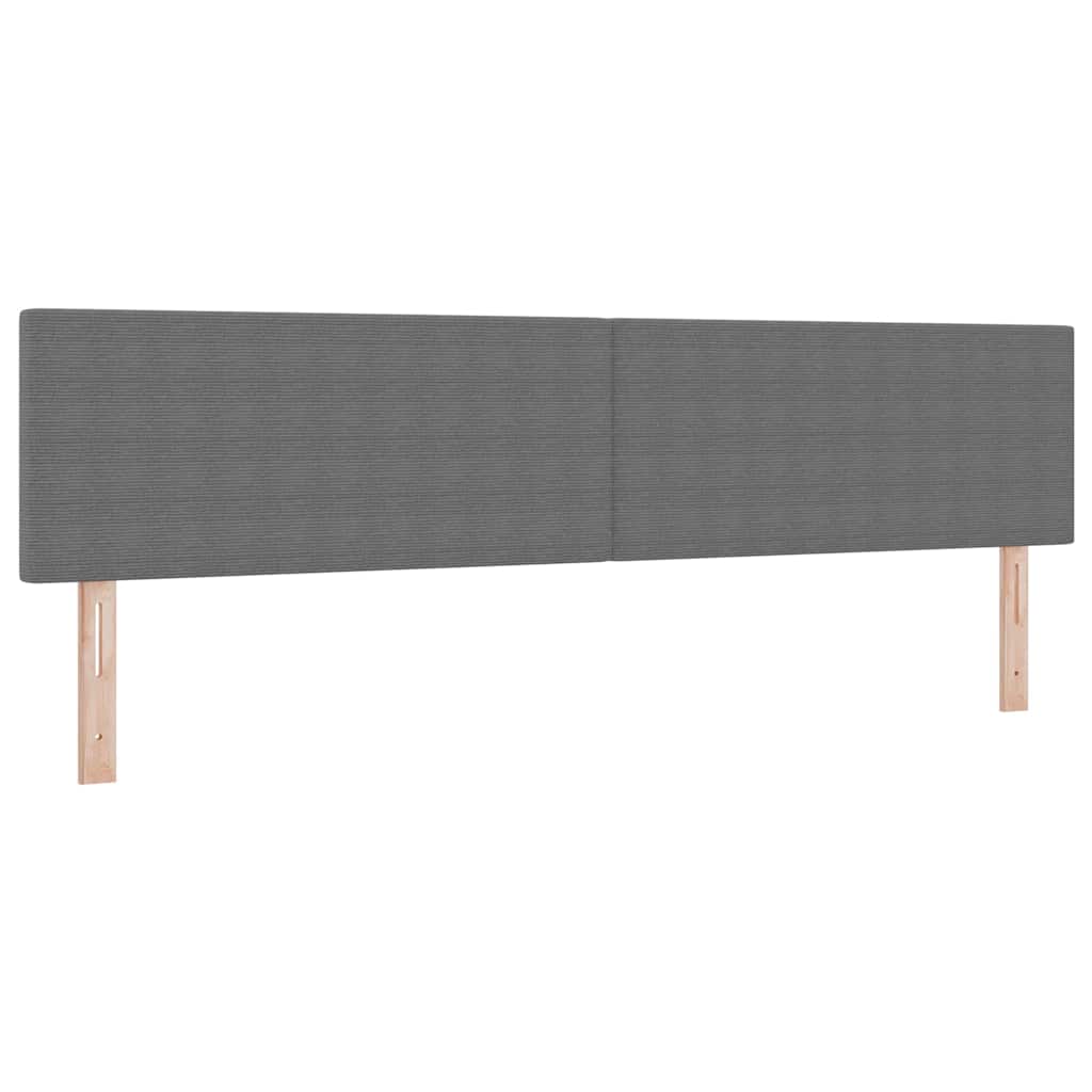 LED Box Spring Krevet Svijetlo siva i bijela. 200 x 200 cm