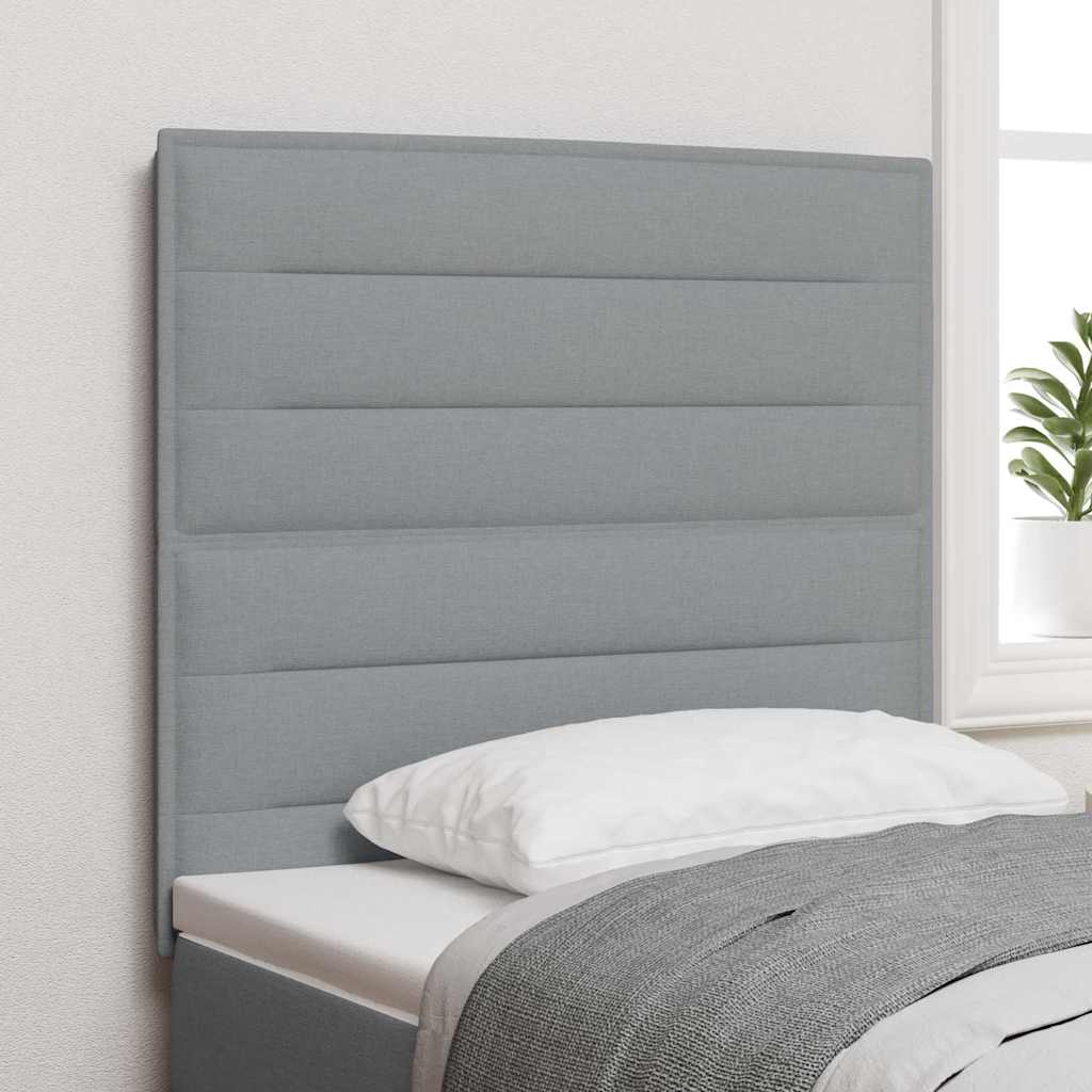 Uzglavlje Svijetlo siva 80 cm tkanina