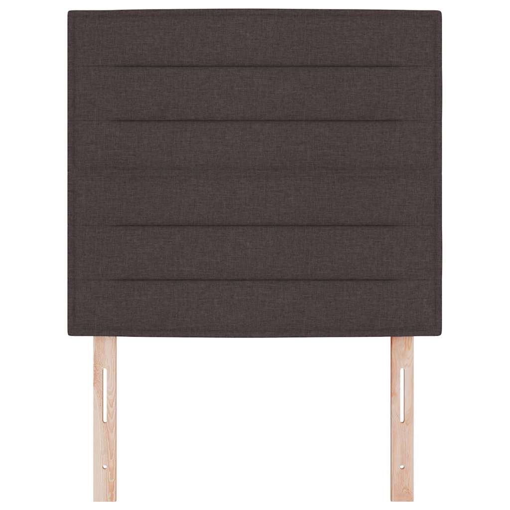 Uzglavlje Tamno smeđa 100 cm tkanina