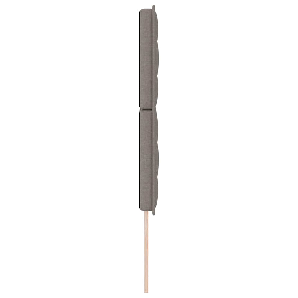 Uzglavlje Sivo-smeđa 144 cm tkanina
