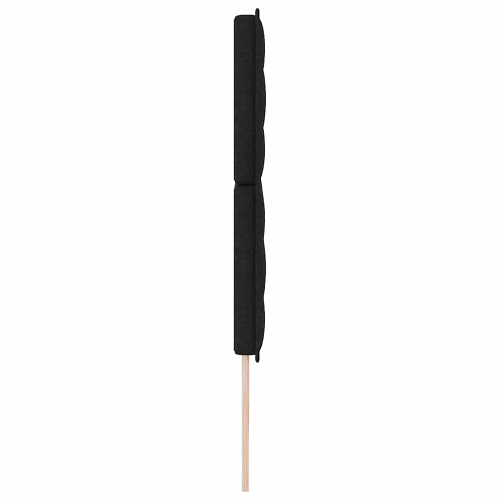 Uzglavlje Crna 200 cm tkanina