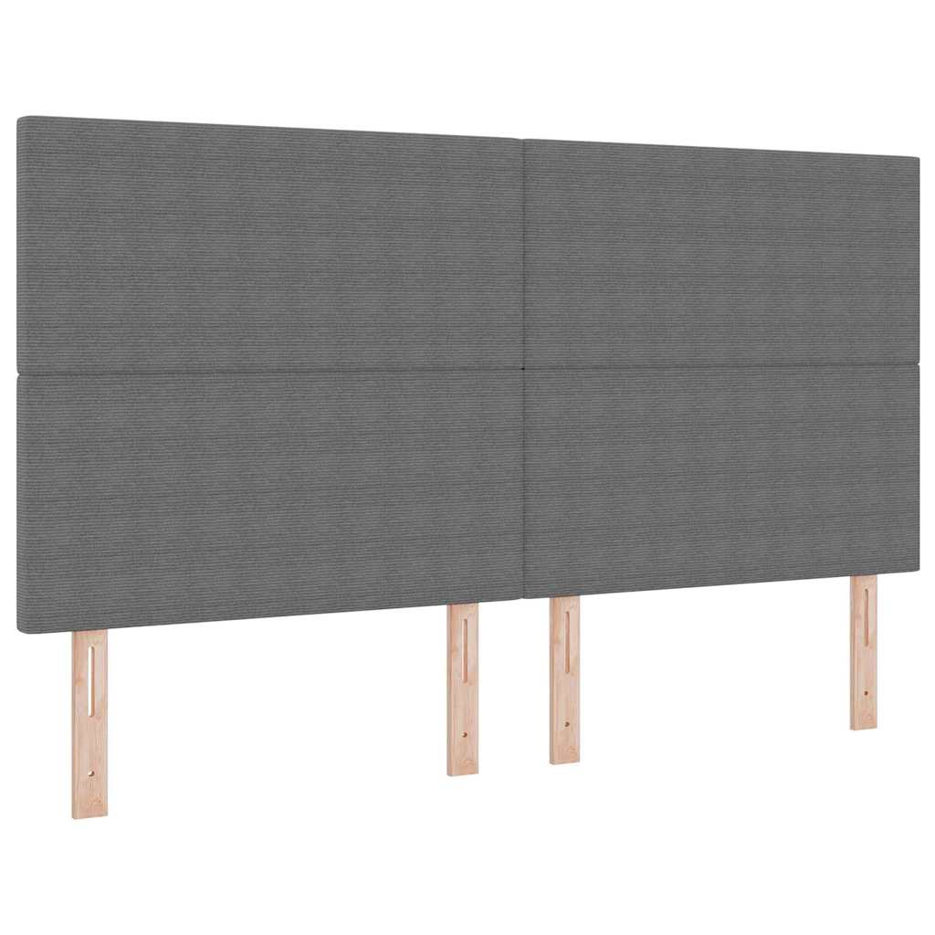 Uzglavlje Svijetlo siva 180 cm Kordura tekstil