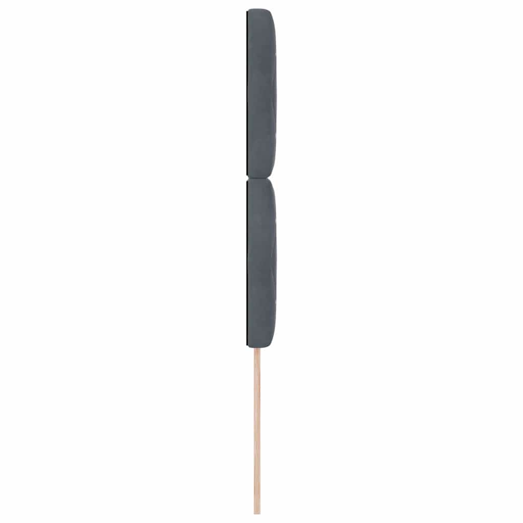 Uzglavlje Tamno siva 90 cm Baršun