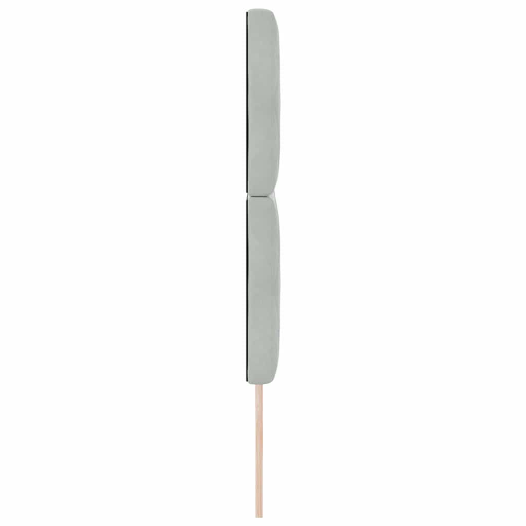 Uzglavlje Svijetlo siva 144 cm Baršun