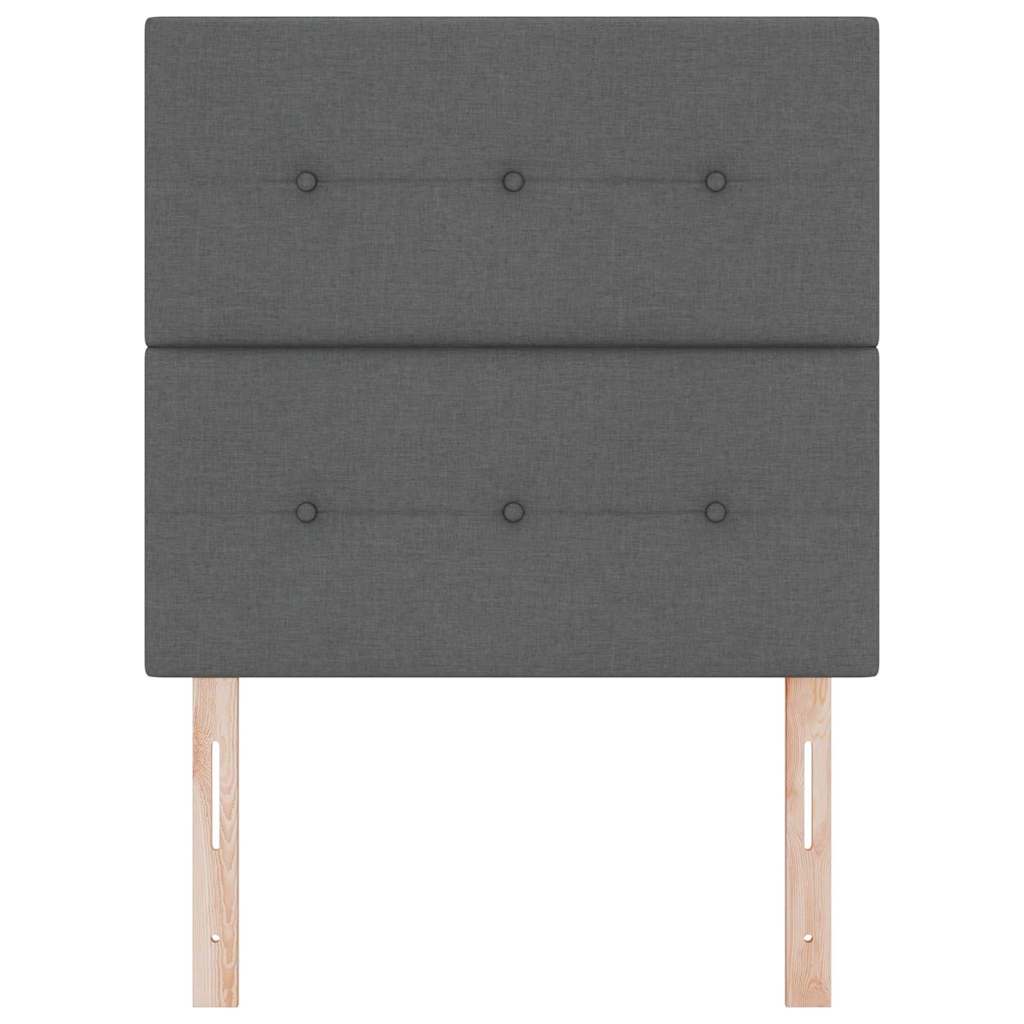 Uzglavlje podesivo po visini Tamno siva 80 cm tkanina