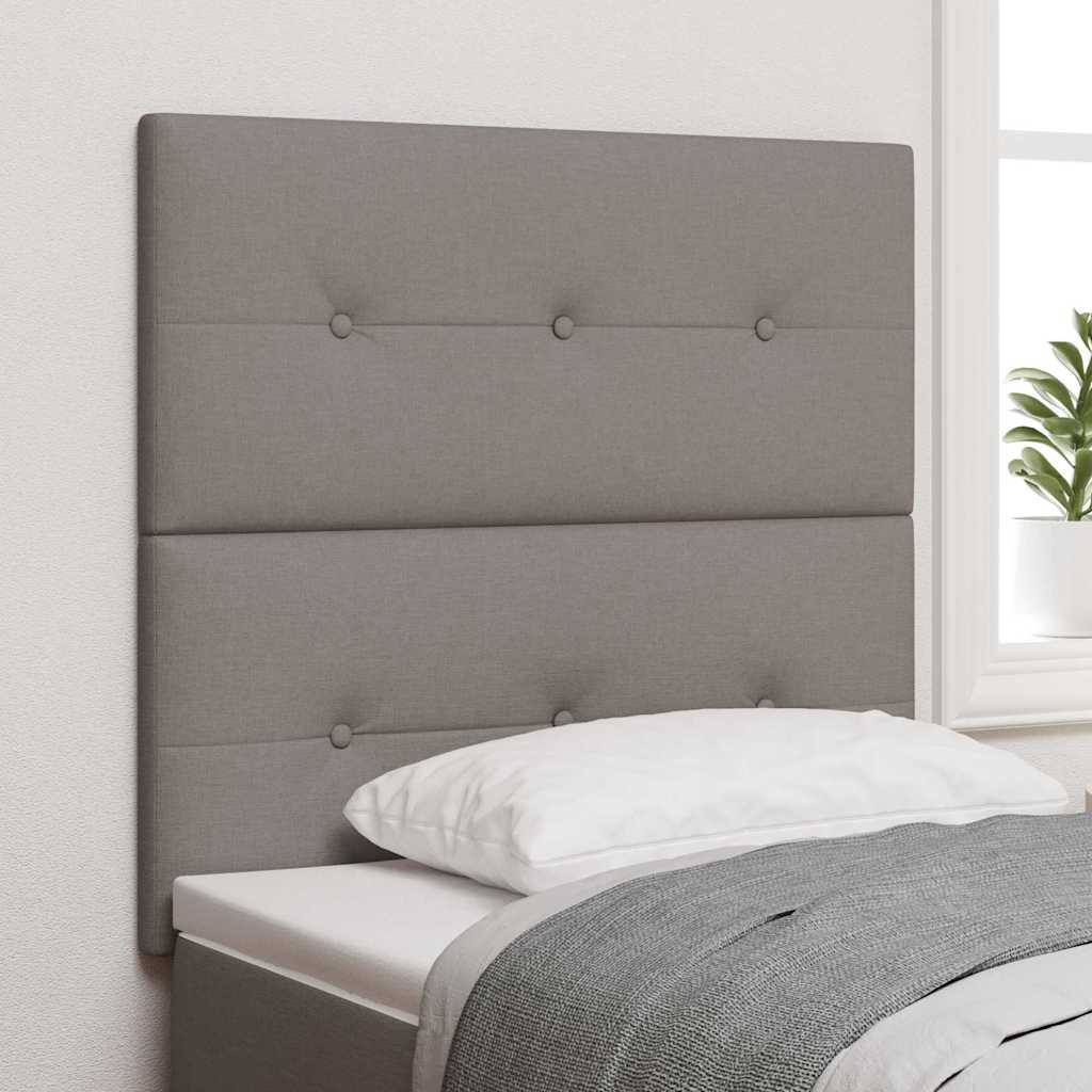 Uzglavlje podesivo po visini Sivo-smeđa 80 cm tkanina