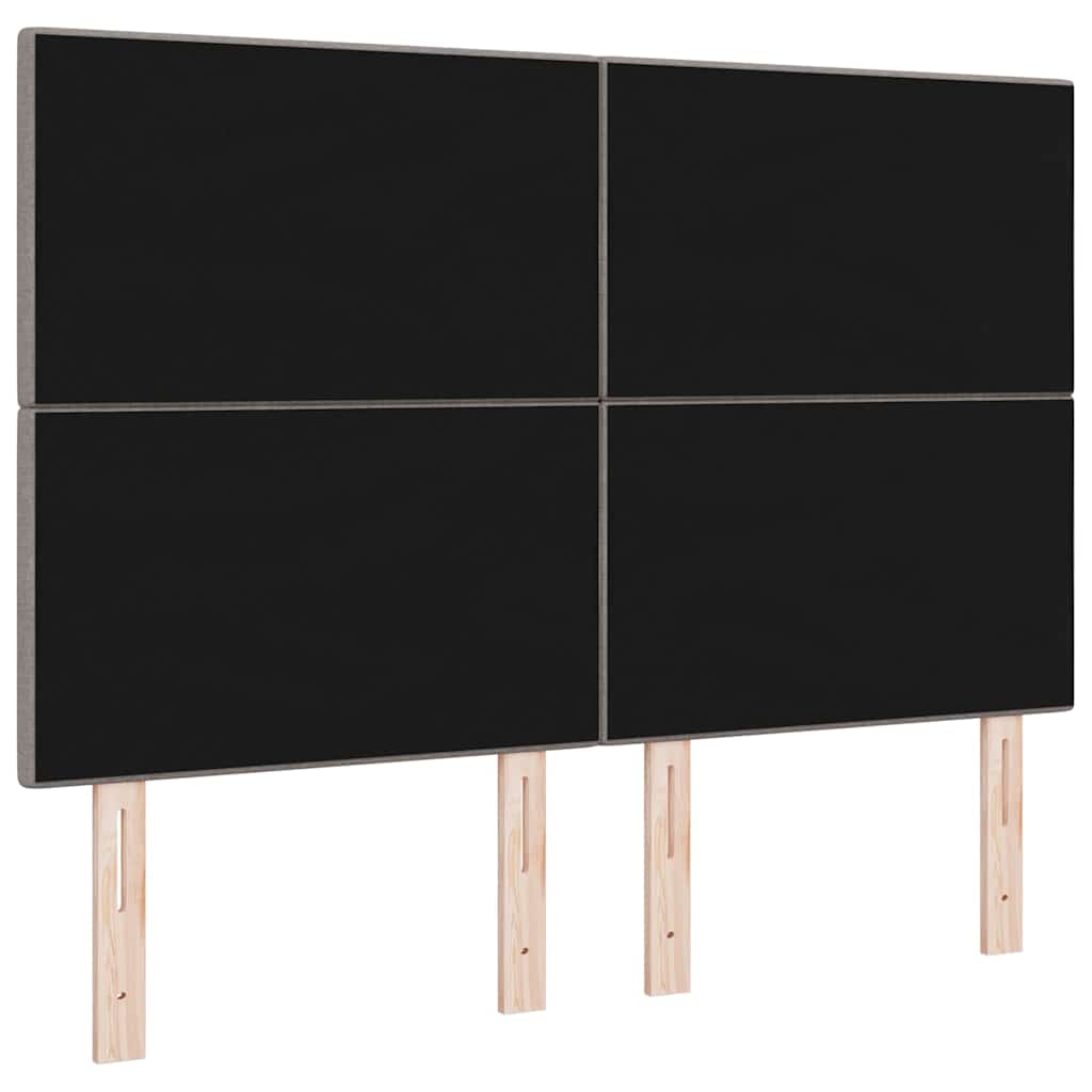 Uzglavlje podesivo po visini Sivo-smeđa 144 cm tkanina
