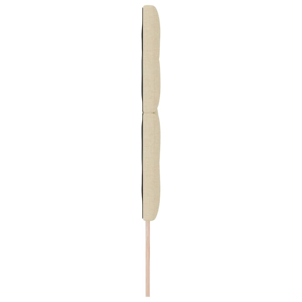 Uzglavlje podesivo po visini s uzglavljem Krema 160 cm tkanina