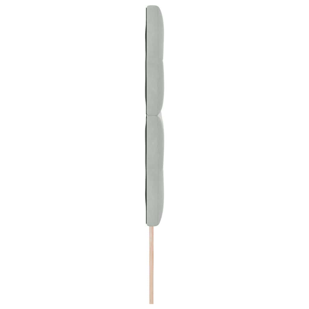 Uzglavlje Svijetlo siva 160 cm Baršun