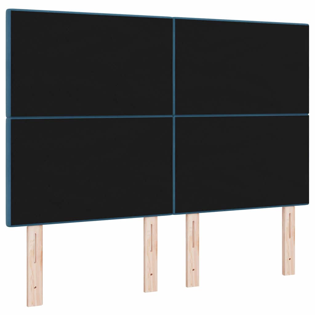 Uzglavlje Tamno plava 160 cm Baršun