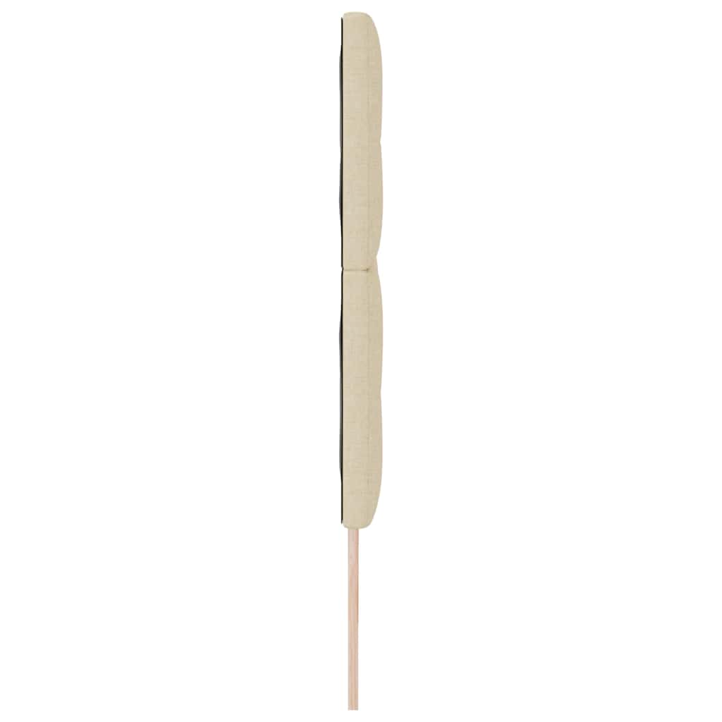 Uzglavlje podesivo po visini s uzglavljem Krema 180 cm tkanina