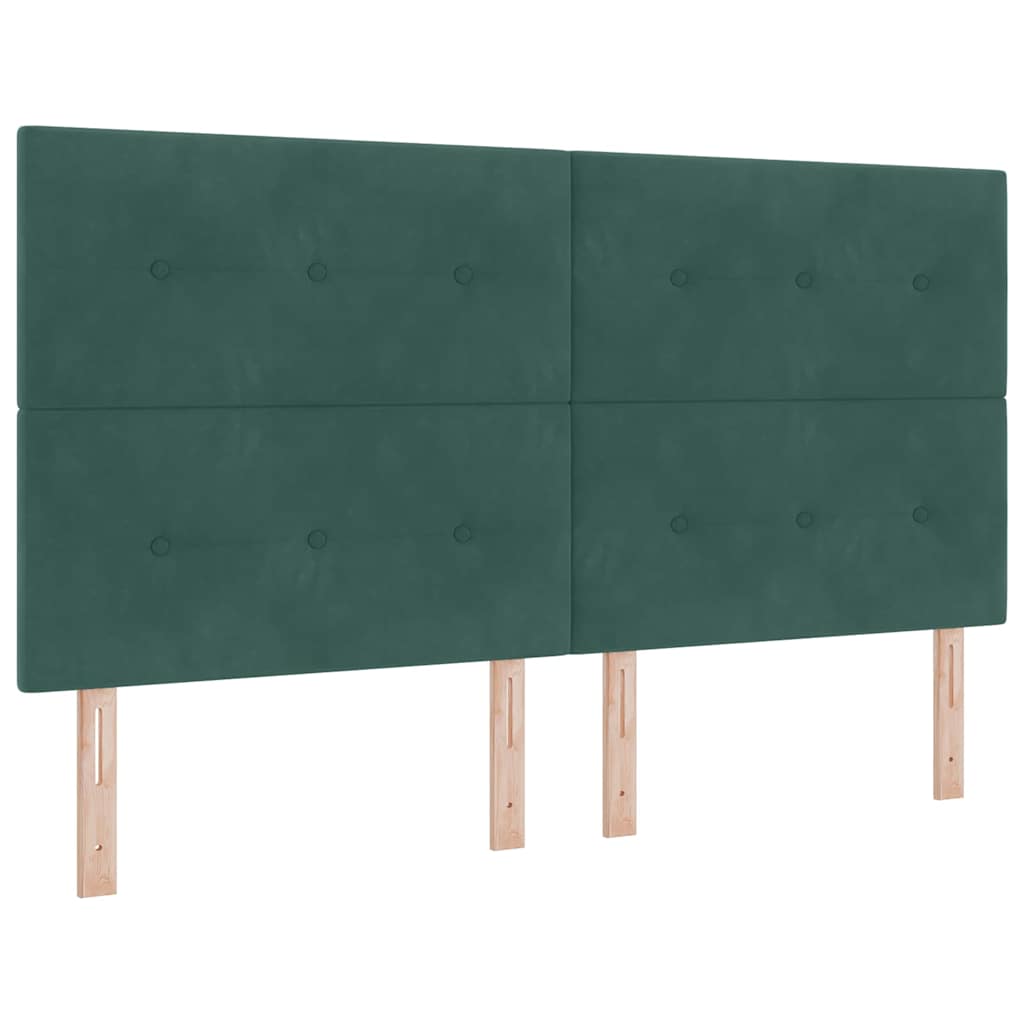 Uzglavlje Tamnozelena 180 cm Baršun