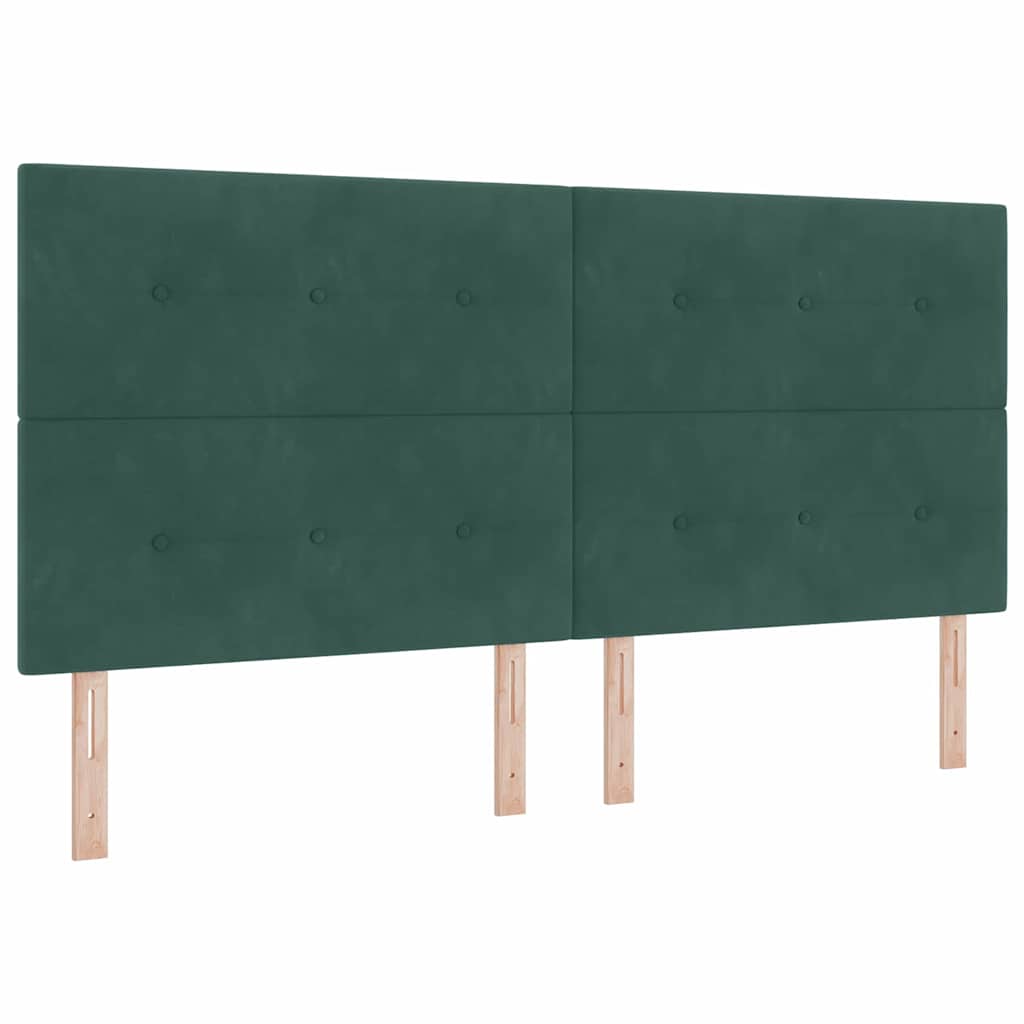 Uzglavlje Tamnozelena 200 cm Baršun