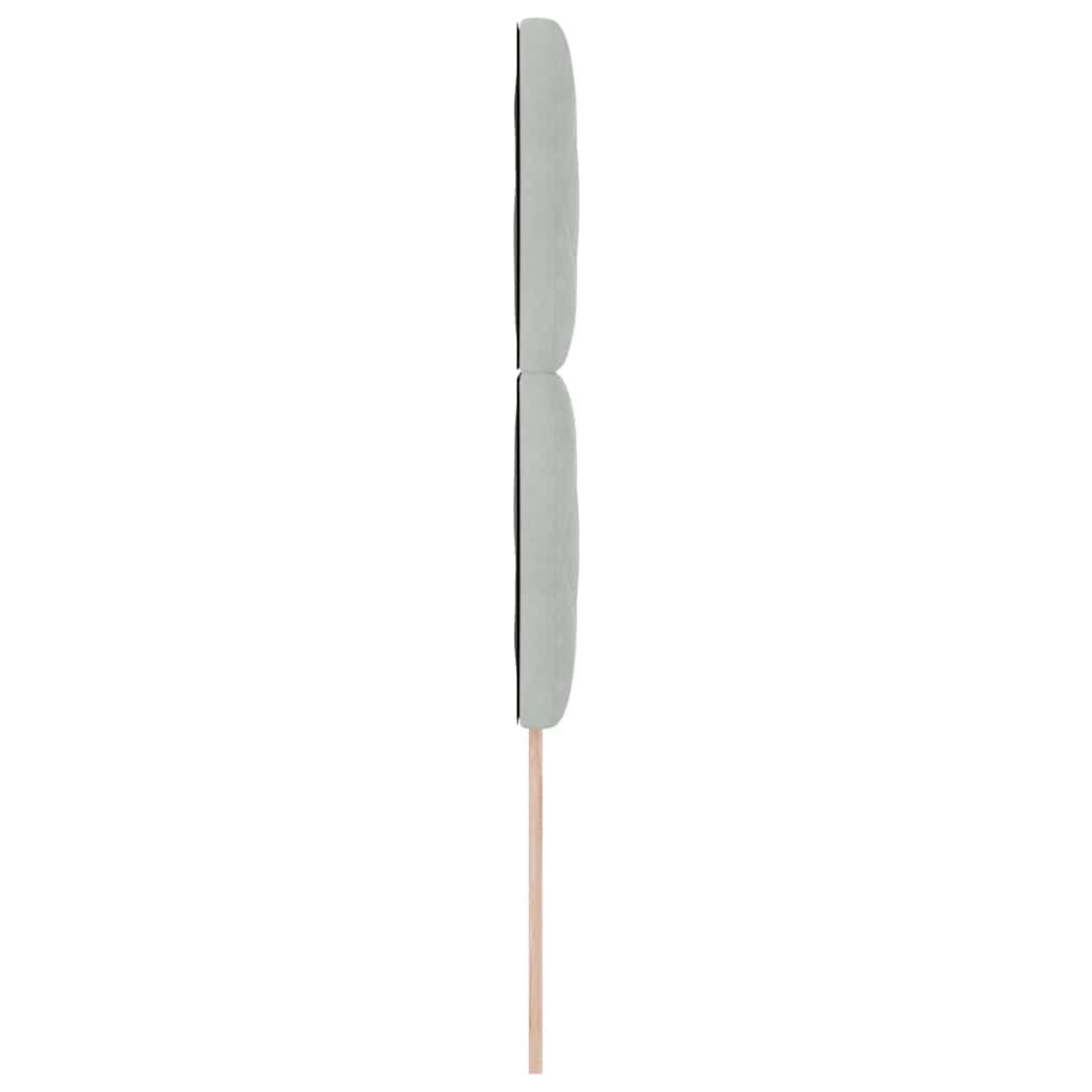 Uzglavlje Svijetlo siva 90 cm Baršun