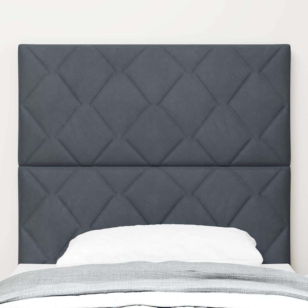 Uzglavlje Tamno siva 90 cm Baršun