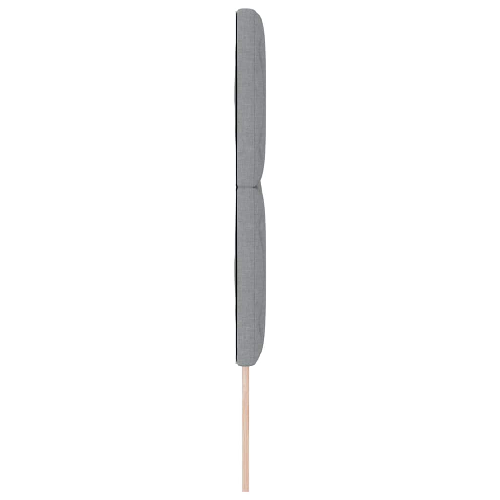 Uzglavlje Svijetlo siva 160 cm tkanina