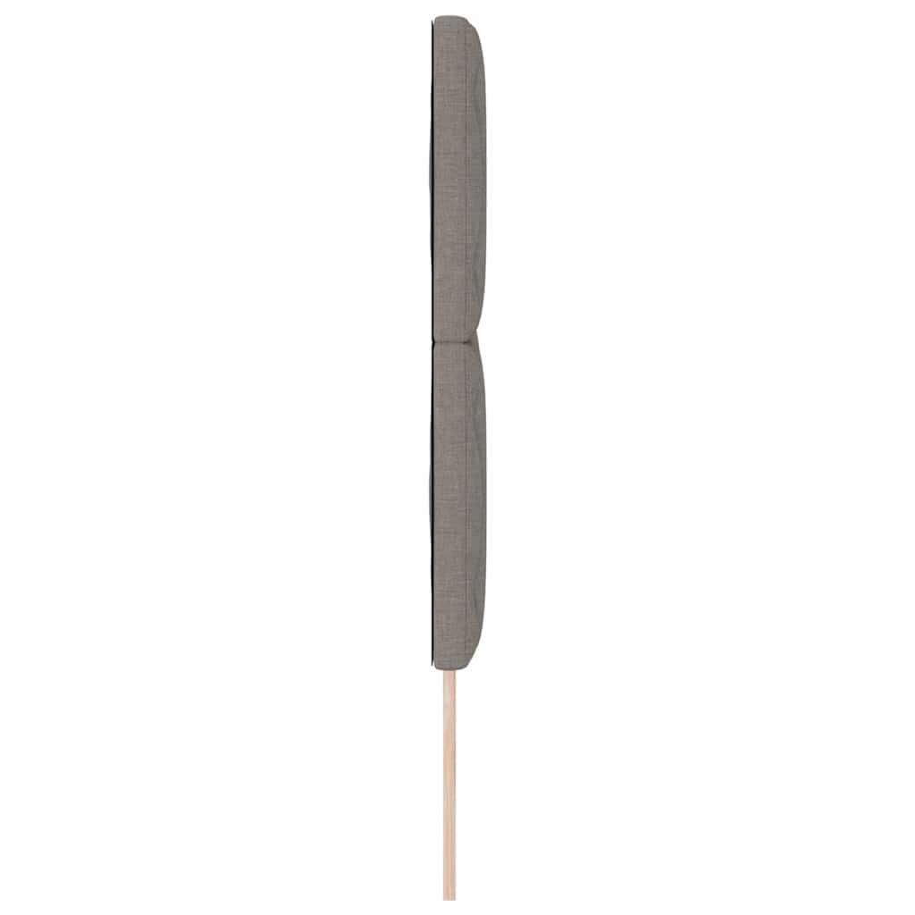 Uzglavlje Sivo-smeđa 160 cm tkanina