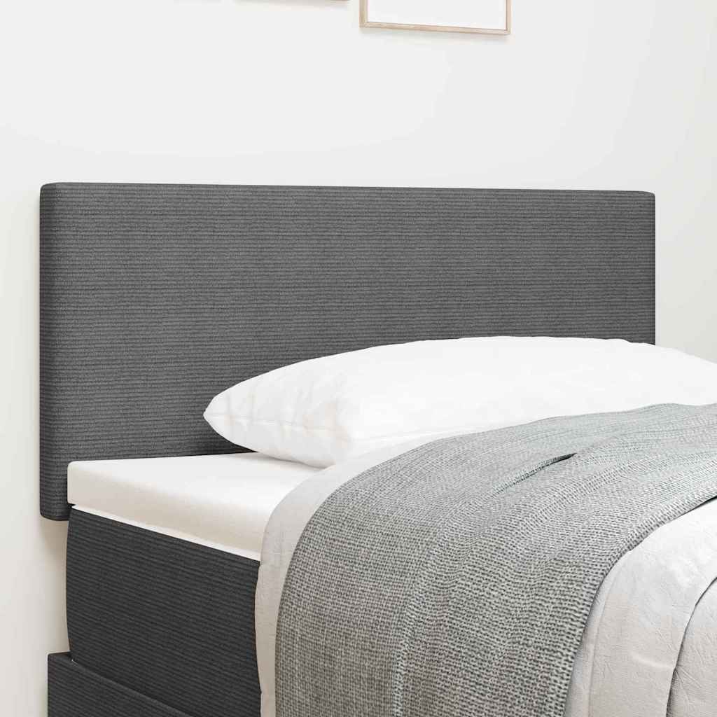 LED glava kreveta Svijetlo siva 80 cm Kordura tekstil