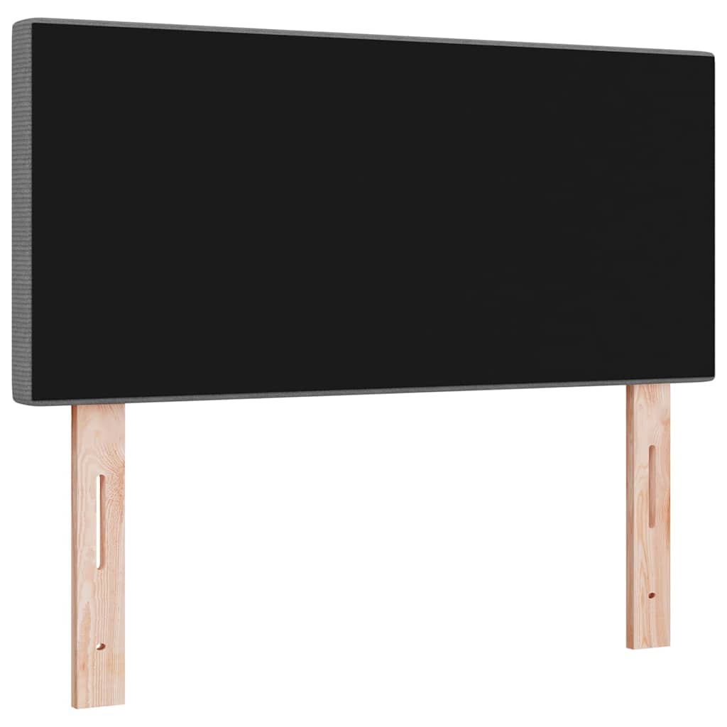 LED glava kreveta Svijetlo siva 80 cm Kordura tekstil