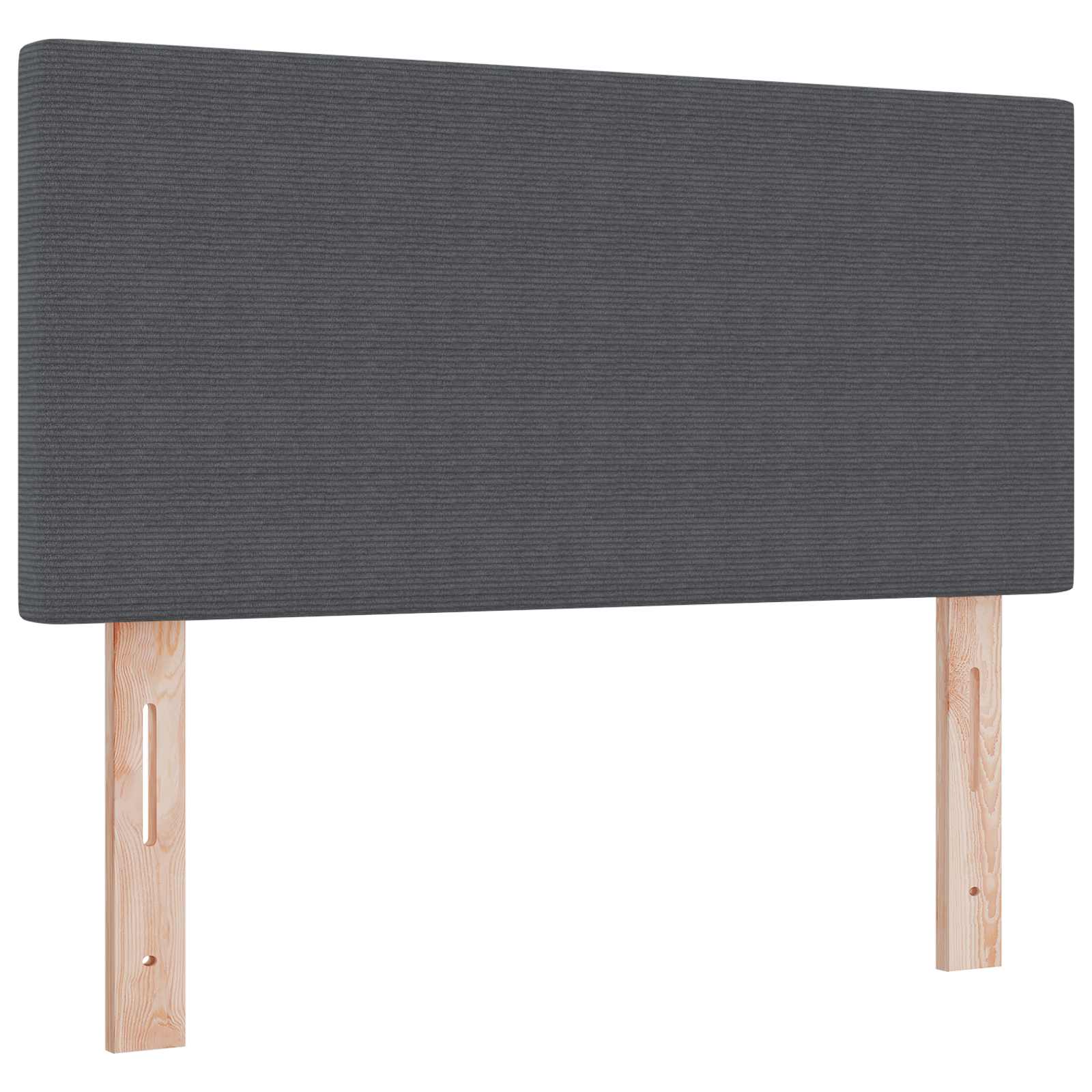 LED glava kreveta s uzglavljem Tamno siva 80 cm Kordura tekstil