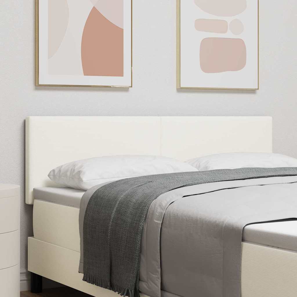 LED glava kreveta s LED trakama Krema 144 cm Kordura tekstil