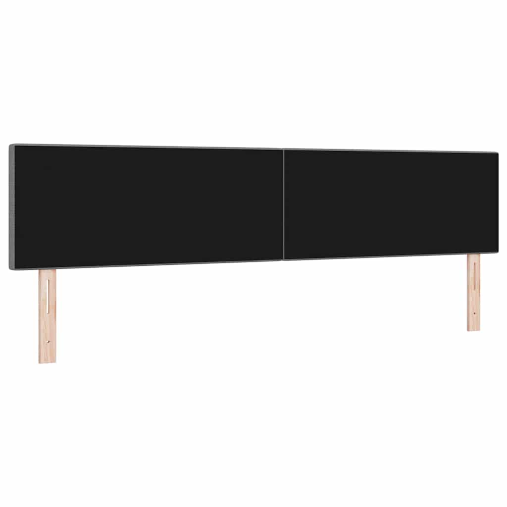 LED glava kreveta Svijetlo siva 200 cm Kordura tekstil
