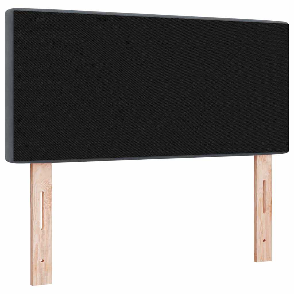 LED glava kreveta s LED trakama Tamno siva 100 cm Baršun