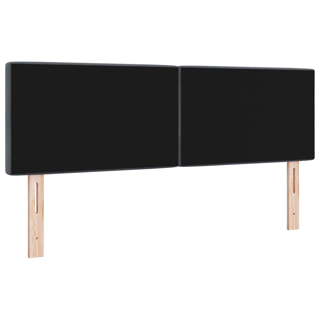 LED glava kreveta s LED trakama Tamno siva 160 cm Baršun