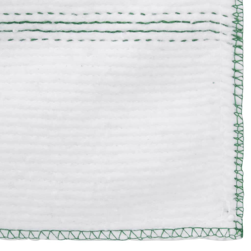 Krpe za čišćenje 5 kom bijele sa zelenim prugama 50 x 60 cm