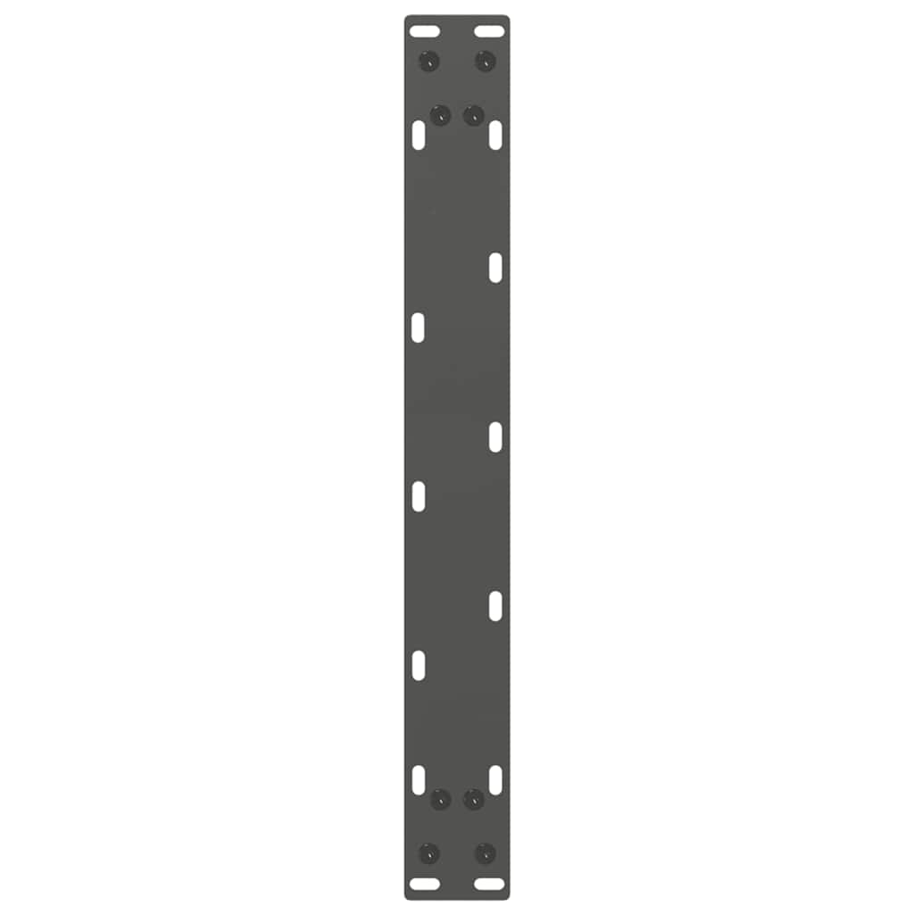 Noge za klub stolić U-oblik 2 kom antracit 50 x (30-31) cm čelik