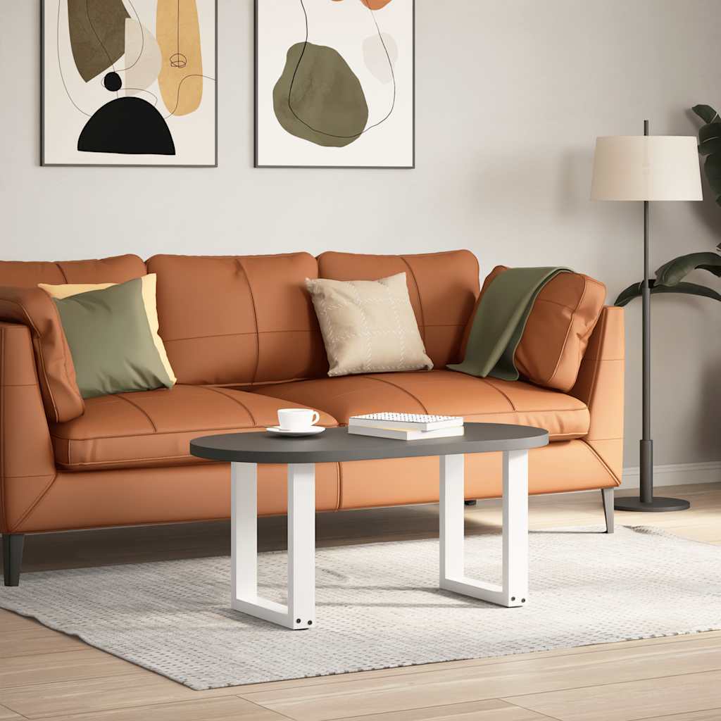 Noge za klub stolić U-oblik 2 kom Bijele 28 x (42-43) cm Čelik