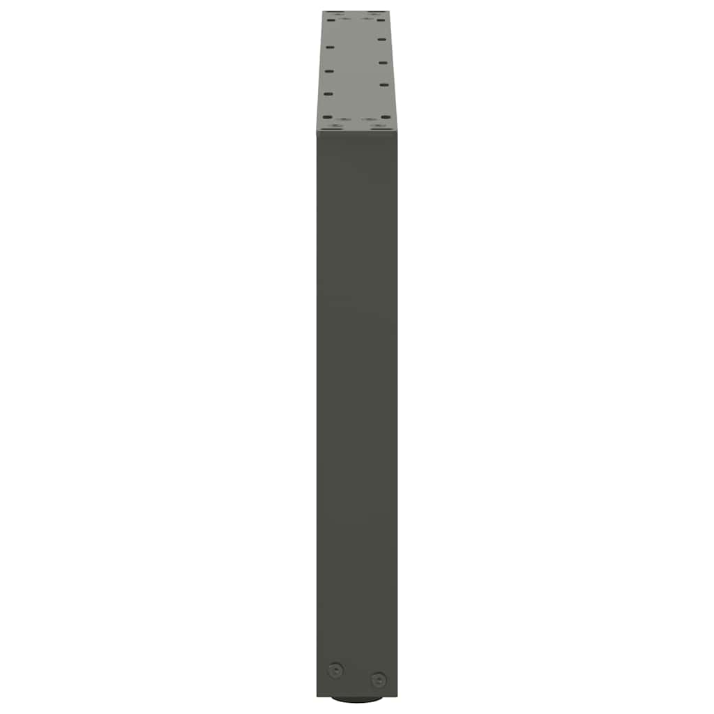 Noge za klub stolić U-oblik 2 kom antracit 70 x (42-43) cm čelik