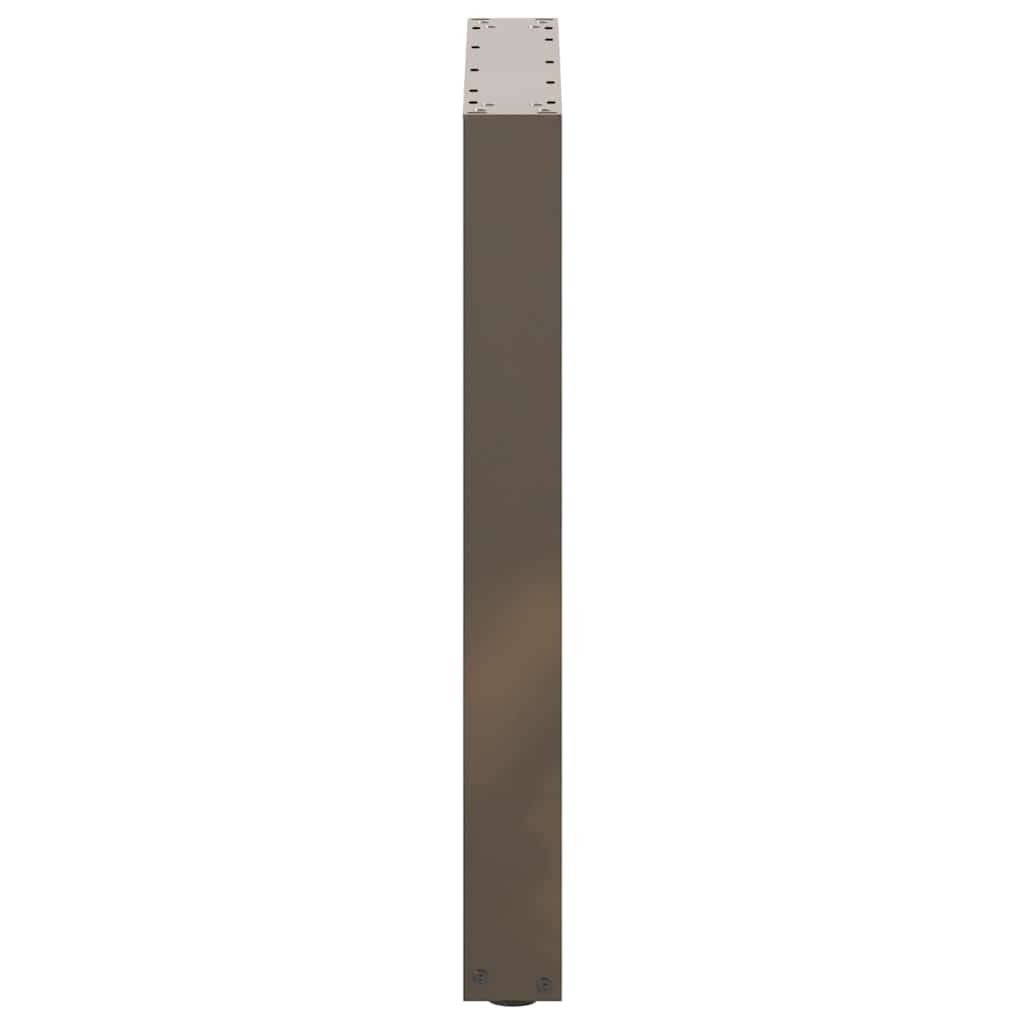 Noge za blagovaonski stol U-oblik 2 kom Prirodni čelik 60 x (72-73) cm Čelik