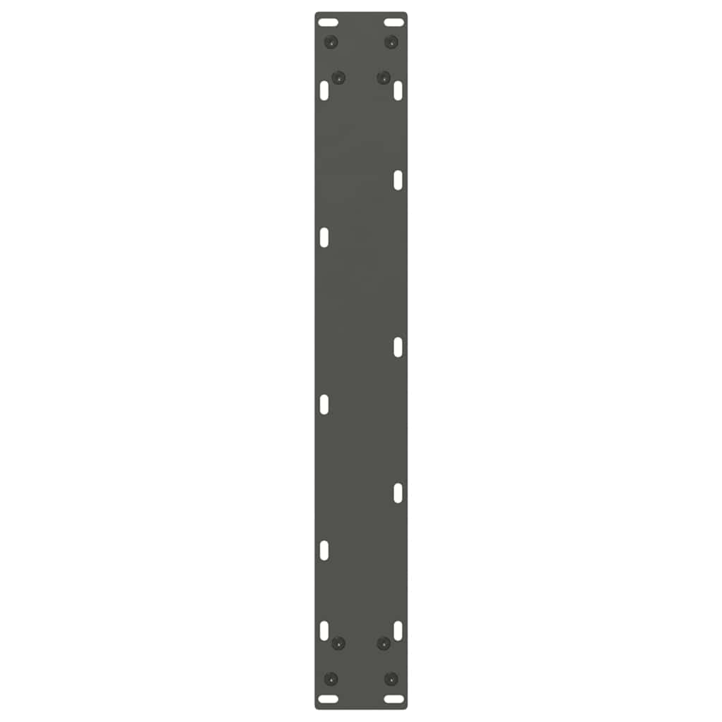 Noge za blagovaonski stol U-oblik 2 kom antracit 70 x (72-73) cm čelik
