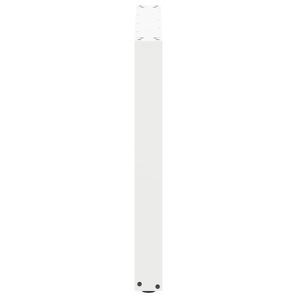 Noge za blagovaonski stol U-oblik 3 kom Bijele 90 x (72-73) cm Čelik