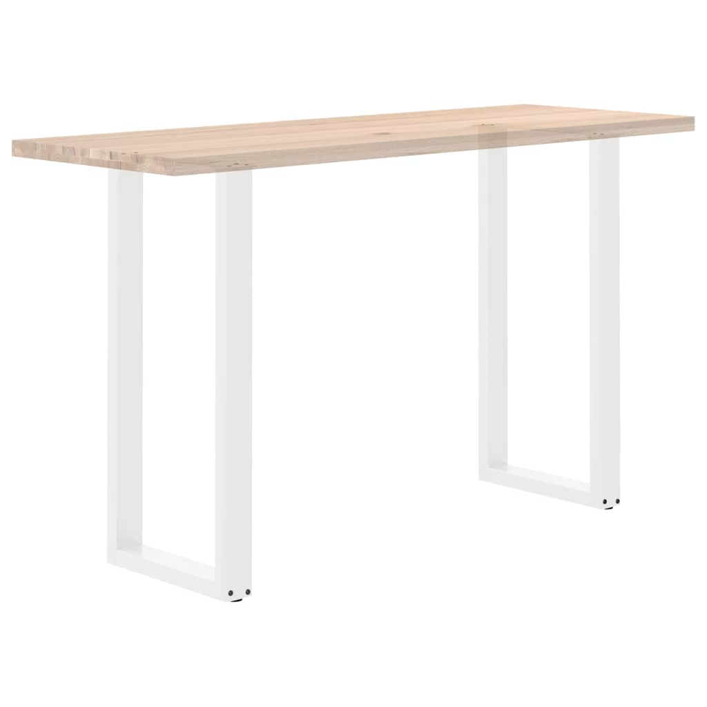 Noge za barski stol U-oblika 2 kom Bijele 40 x (100-101) cm Čelik