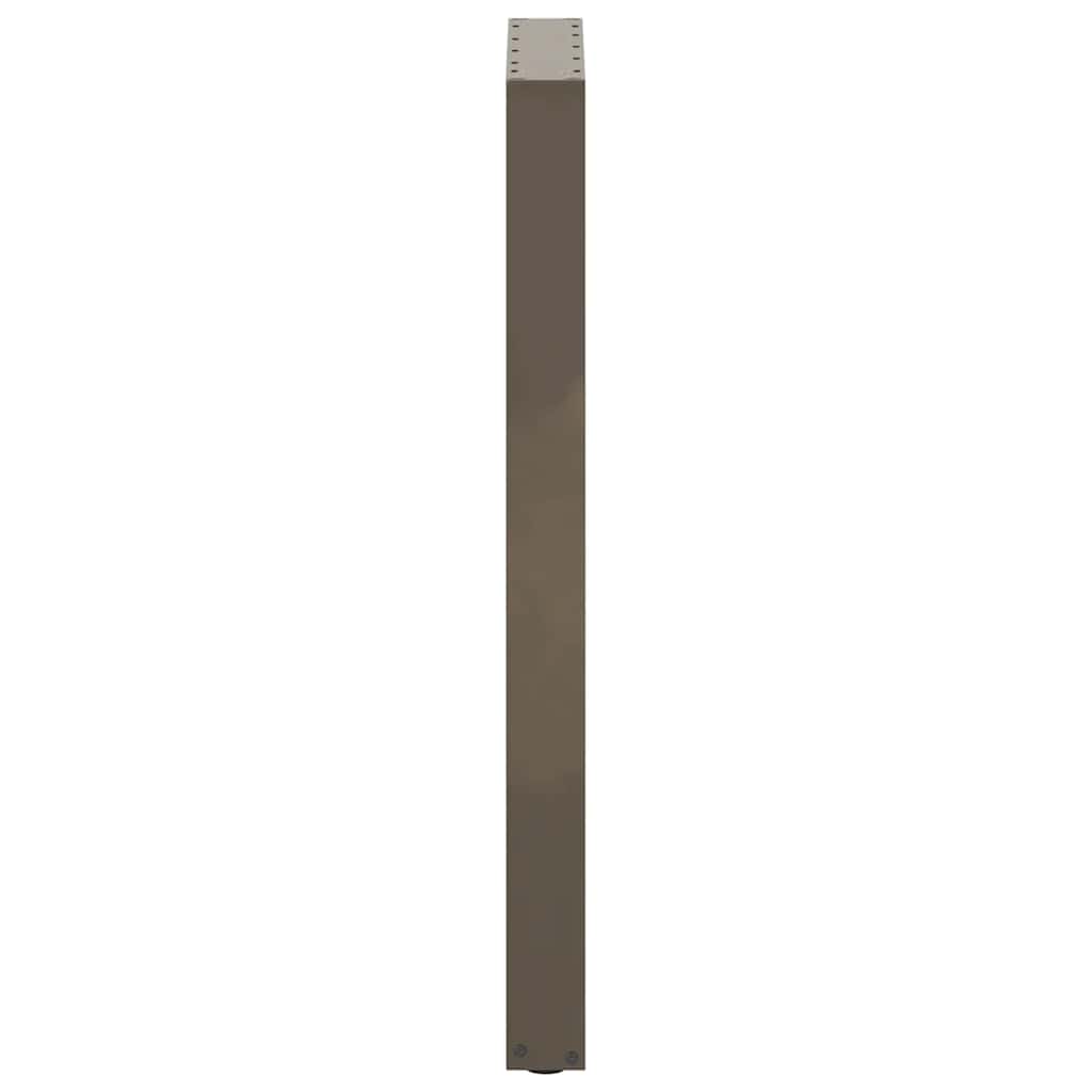 Noge za barski stol U-oblika 2 kom Prirodni čelik 50 x (100-101) cm Čelik