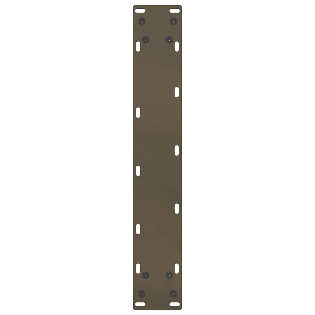 Noge za barski stol U-oblika 2 kom Prirodni čelik 50 x (100-101) cm Čelik