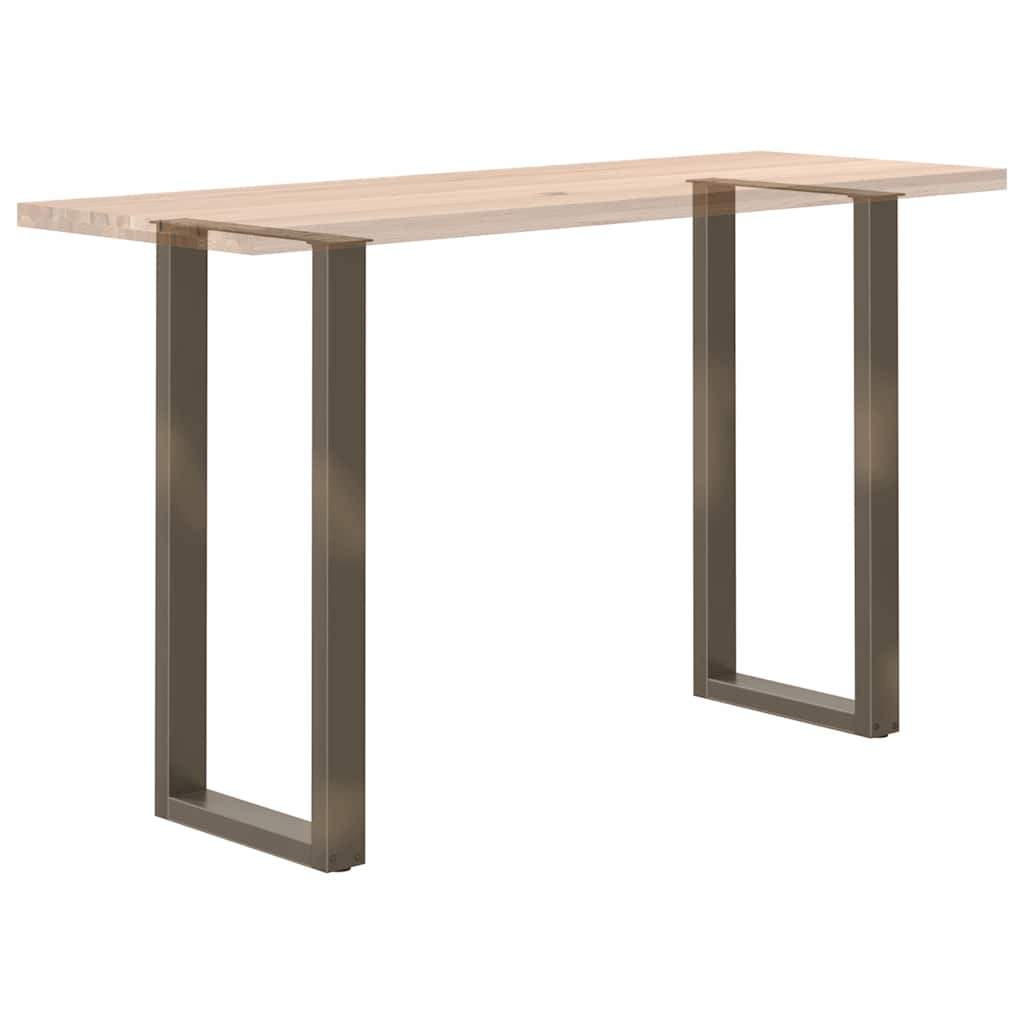 Noge za barski stol U-oblika 2 kom Prirodni čelik 50 x (100-101) cm Čelik