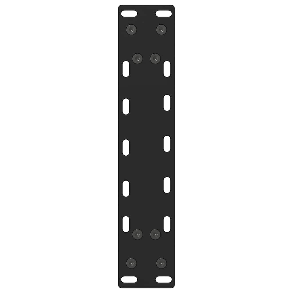 Noge za klub stolić crne 2 kom 30 x (30-31) cm čelik