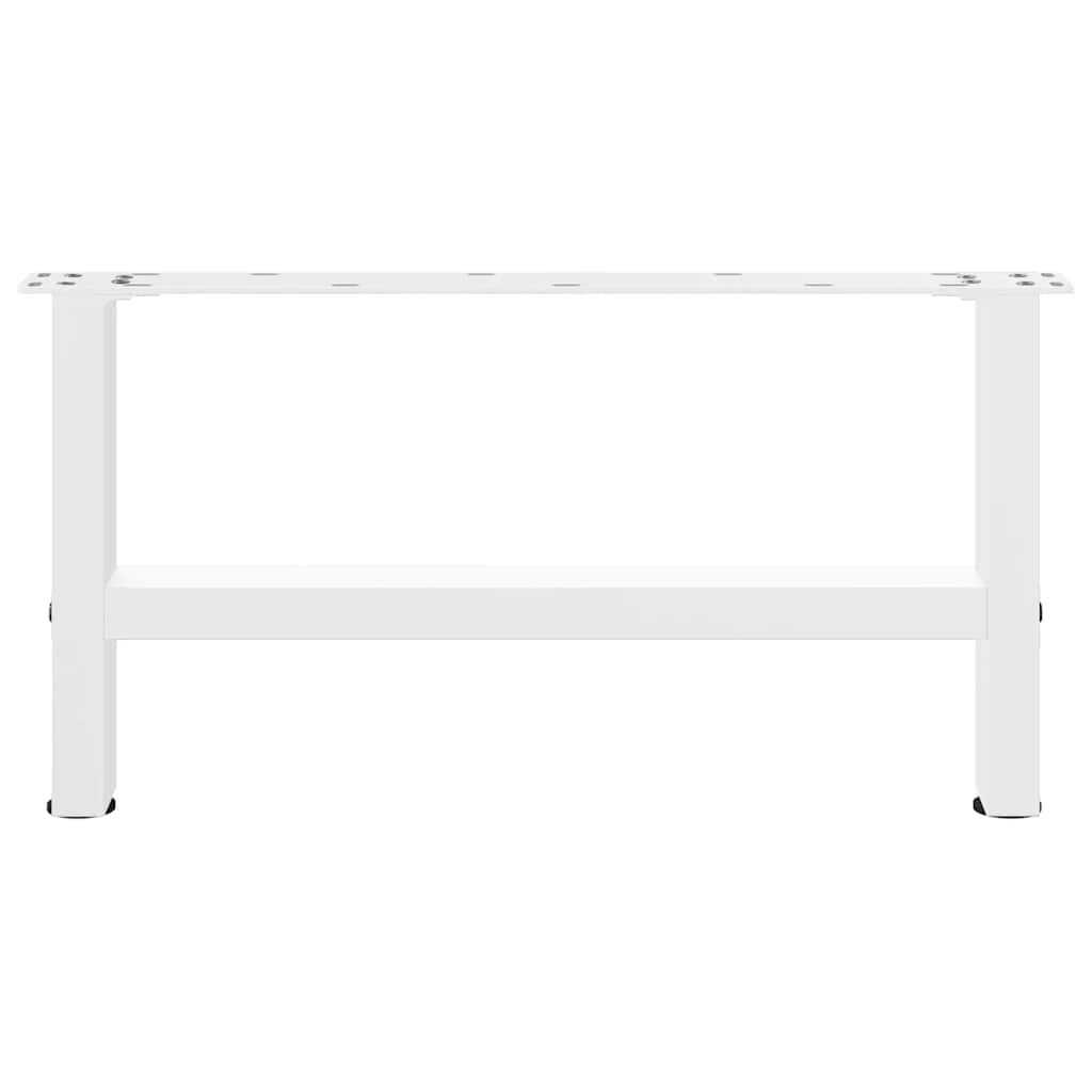 Noge za klub stolić bijele 2 kom 70 x (30-31) cm čelik
