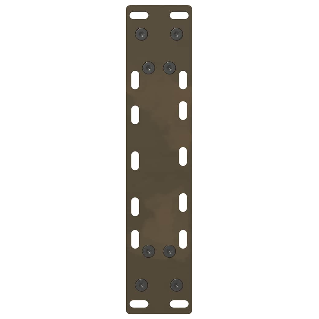 Noge za klub stolić Prirodni čelik 2 kom 38 x (42-43) cm Čelik