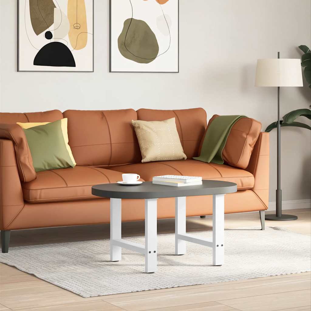 Noge za klub stolić bijele 2 kom 60 x (42-43) cm čelik