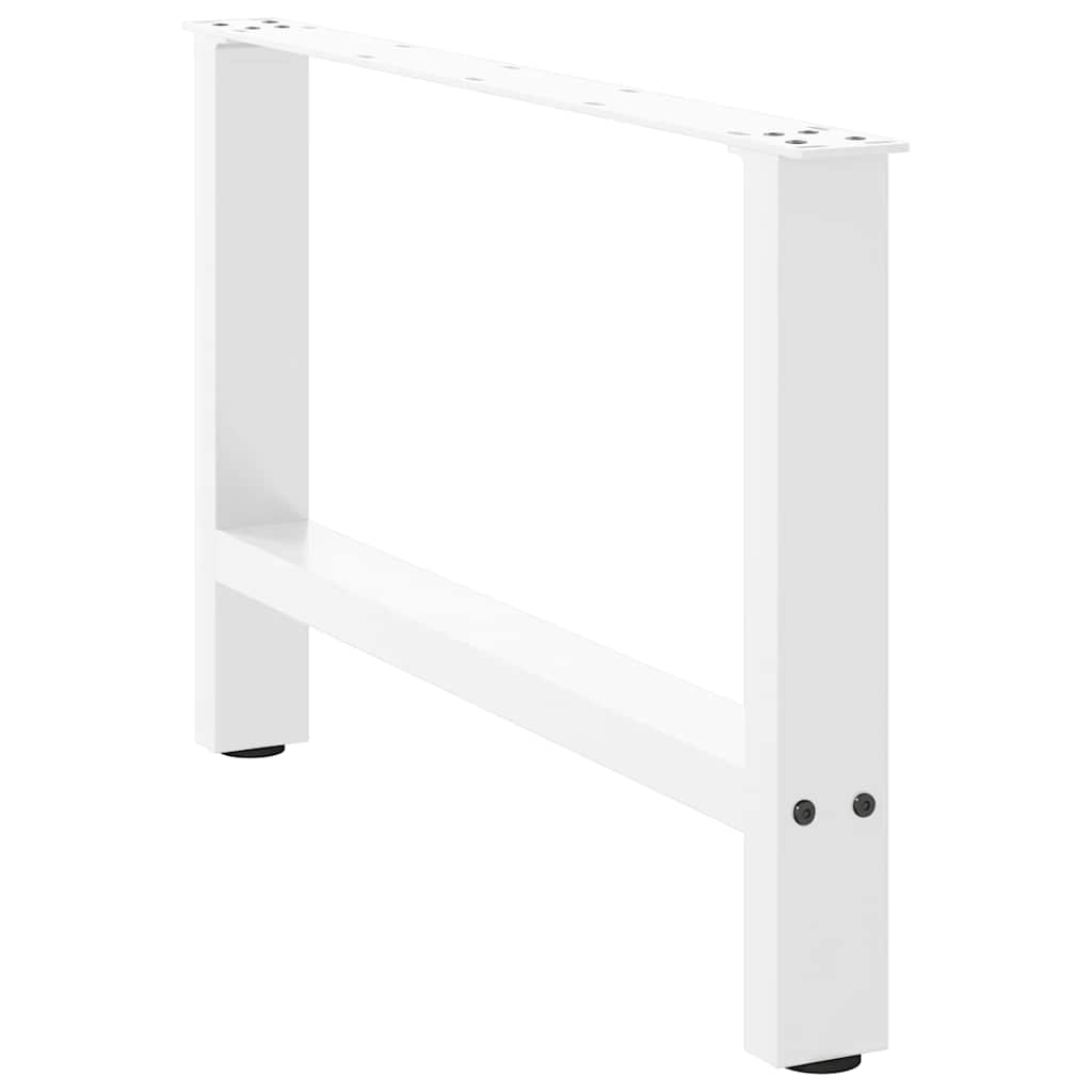 Noge za klub stolić bijele 2 kom 70 x (42-43) cm čelik