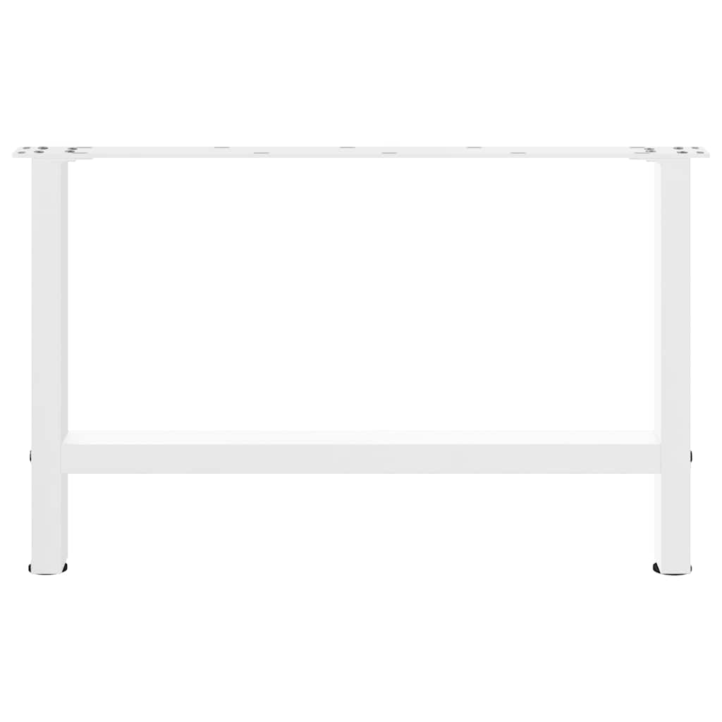 Noge za klub stolić bijele 2 kom 70 x (42-43) cm čelik