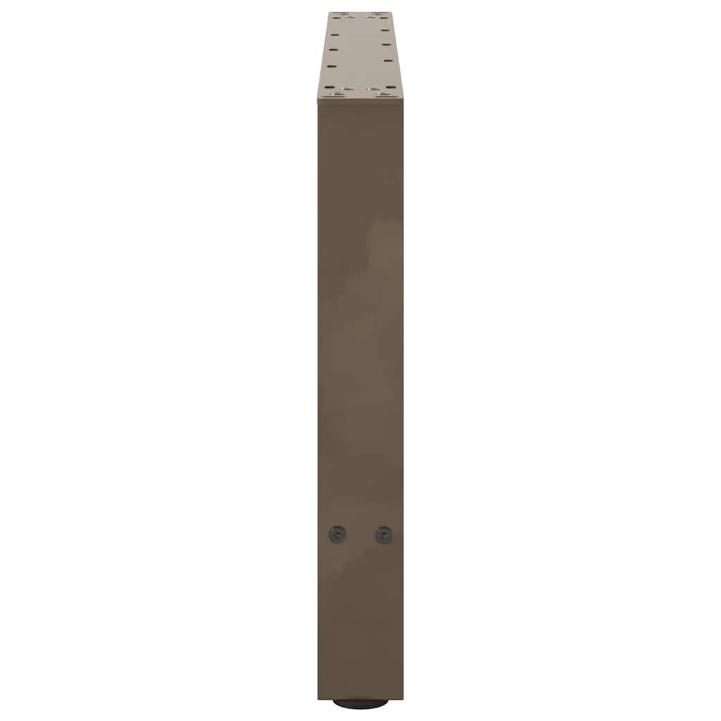 Noge za klub stolić prirodni čelik 2 kom 70 x (42-43) cm čelik