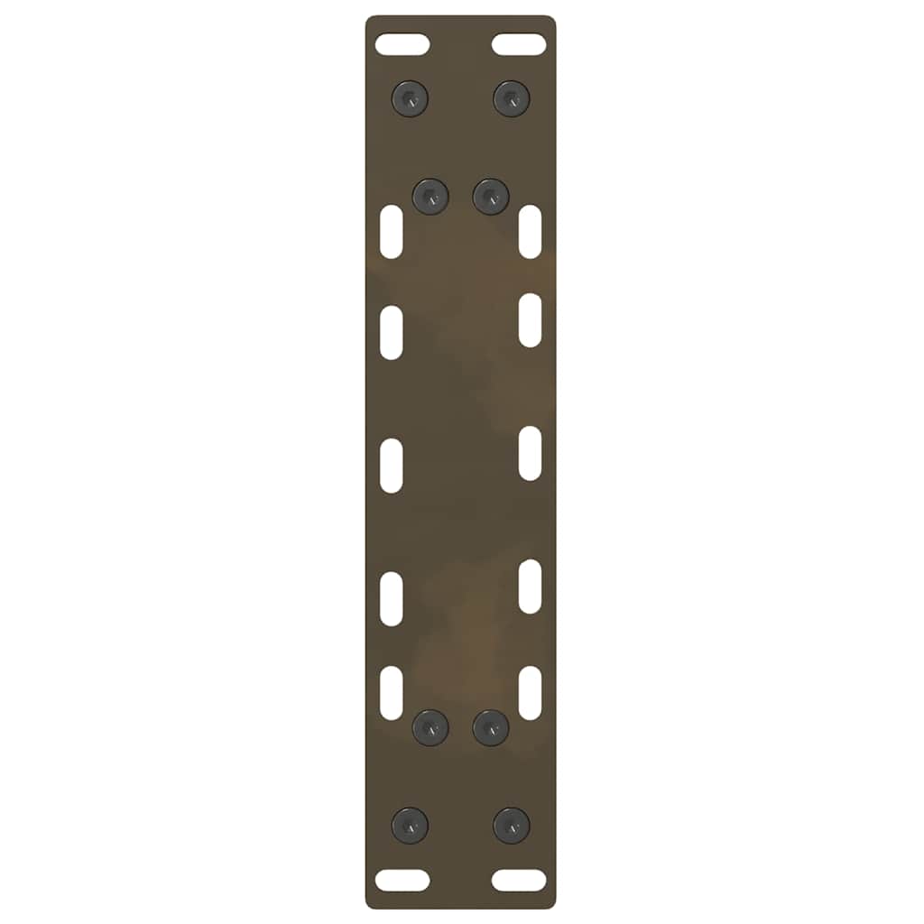 Noge za konzolni stol Prirodni čelik 2 kom 28 x (72-73) cm Čelik